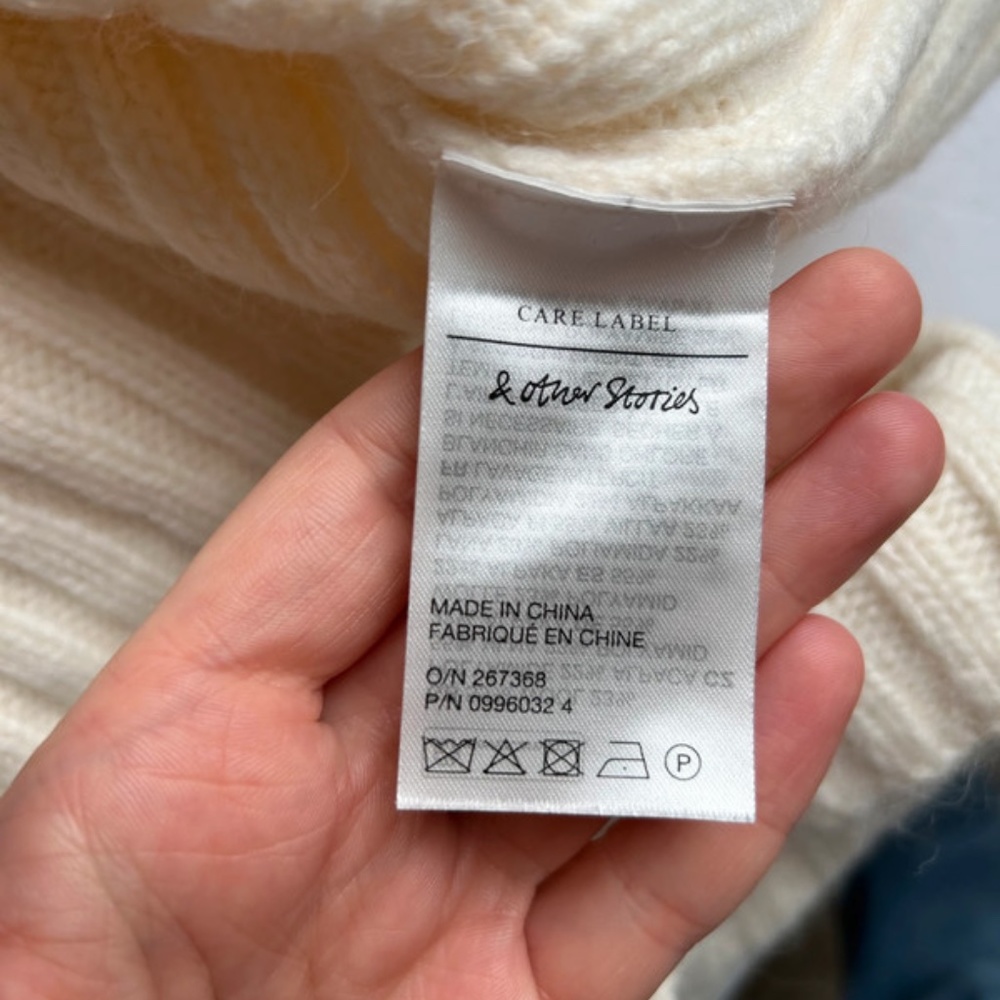 & Other Stories high neck jumper - Picture 4 of 5